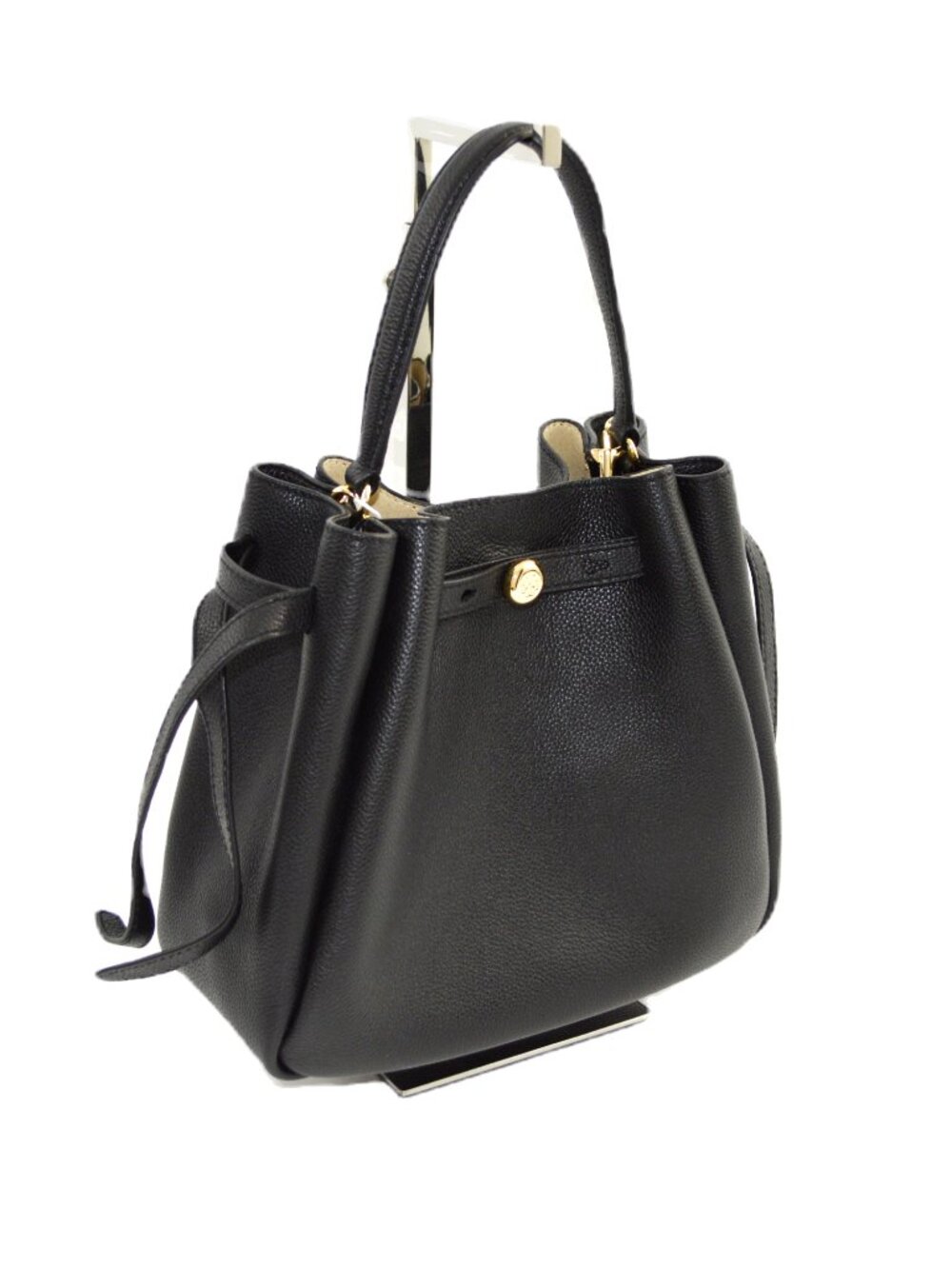 Tory Burch Romy pebbled bucket bag #202-93 - Picture 3 of 8